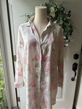 Ralph Lauren Light Pink Floral Button-Up